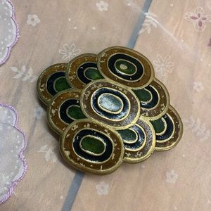 1970s Groovy Belt Buckle